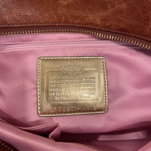 Vintage Satchel Coach Bag - Picture 6 of 15